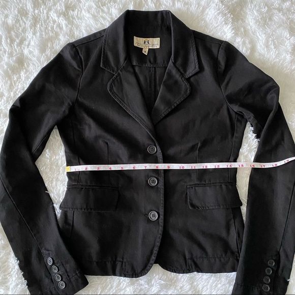 Y2K Vintage Juicy Couture Jeans Black Cotton Blazer Size S - Picture 9 of 11